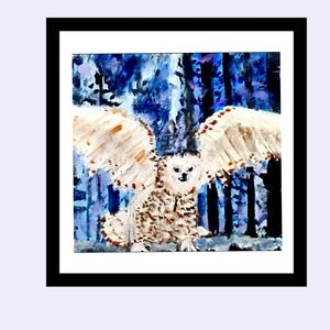 Snowy Owl. Canvas Art